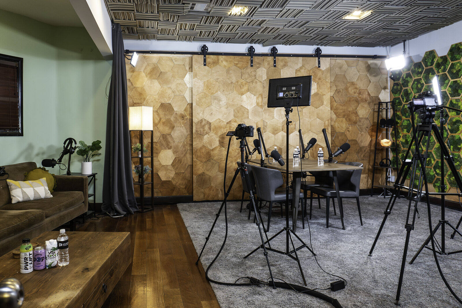 Wide view of the West Hollywood studio